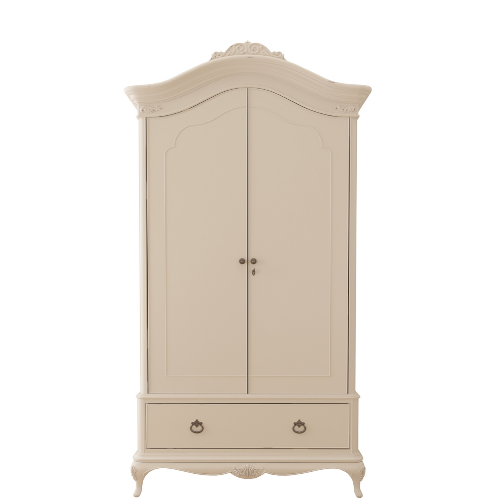 Willis and Gambier Ivory Double Wardrobe