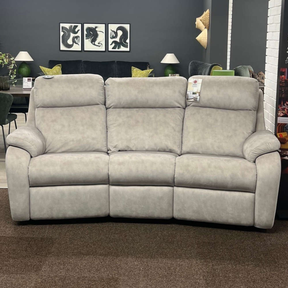 G Plan Kingsbury 3 Seater Curved Static Sofa