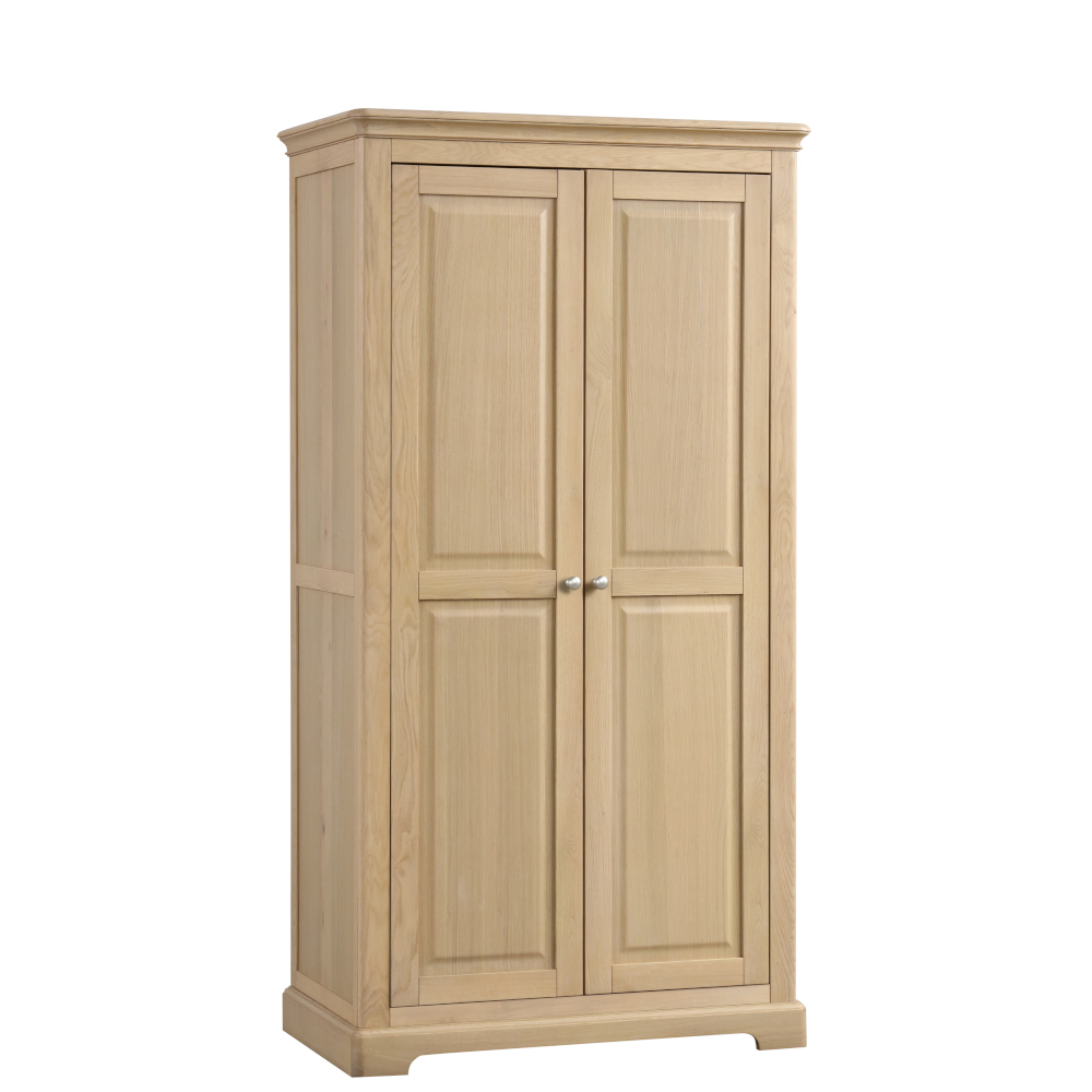 Loxley Oak All Hanging Double Wardrobe