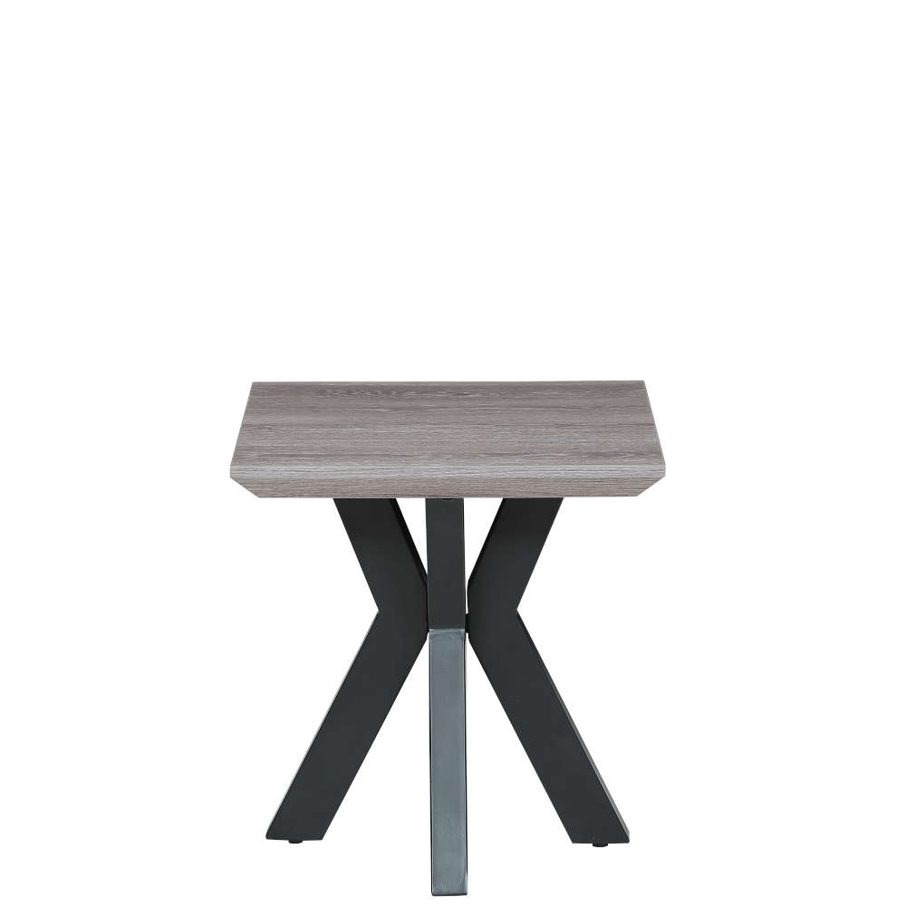 Manhattan End Table Grey Finish