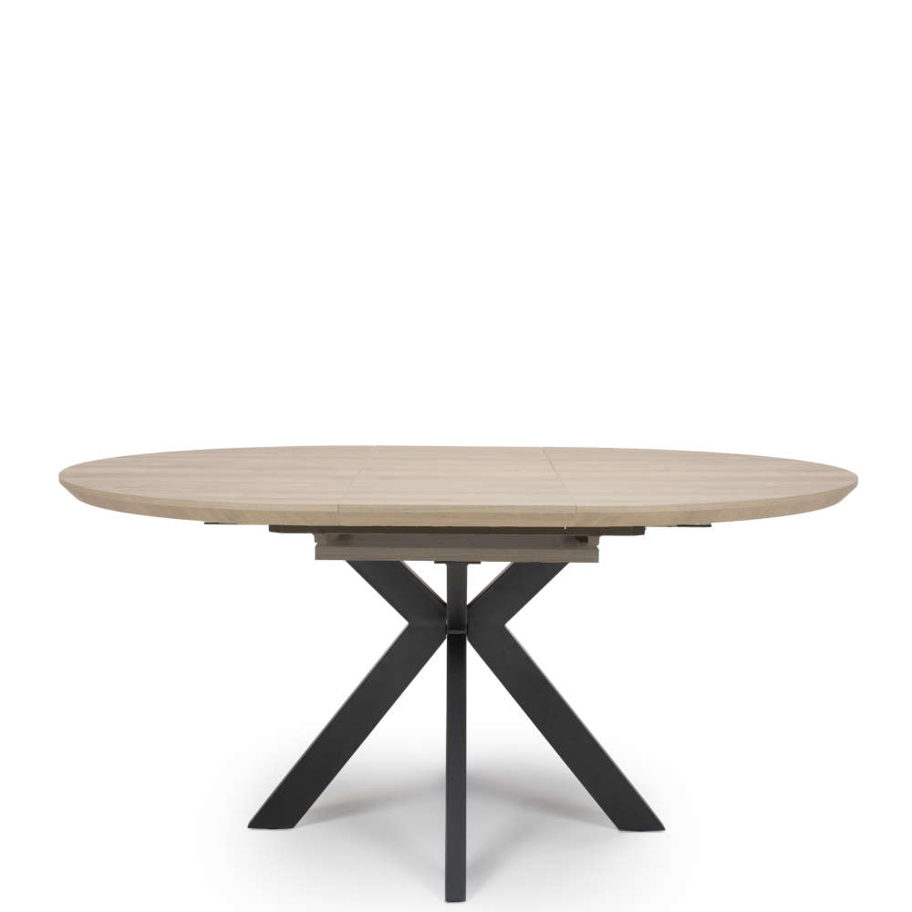 Manhattan Extending 120-160cm Round Dining Table Oak