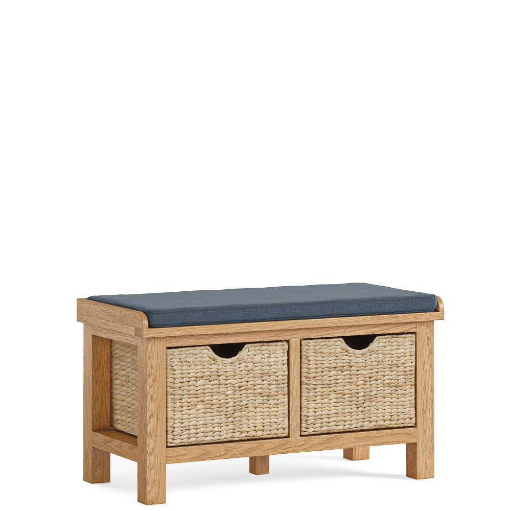 Salisbury Lite Hallway Bench With Baskets