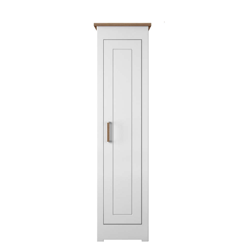 Modo Bedroom Oak Top Small 1 Door All Hanging Wardrobe