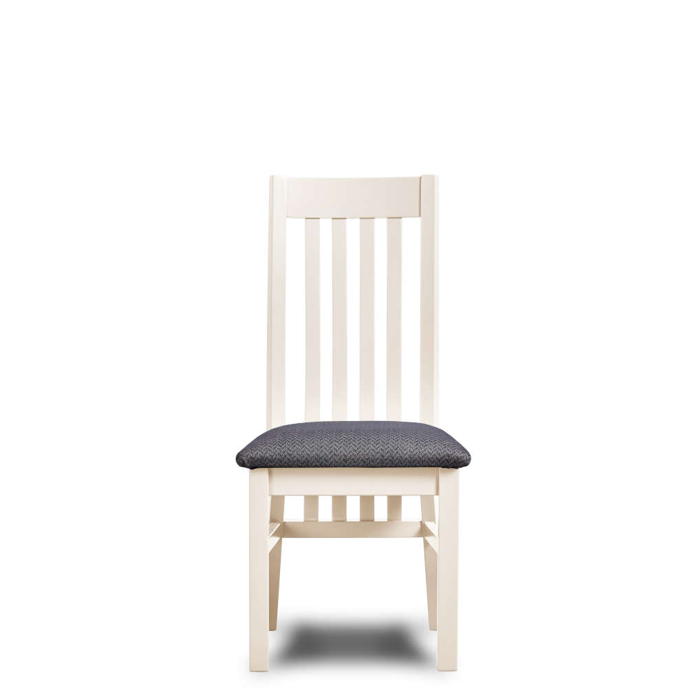 Modo Multi Slatted Back Dining Chair With Fabric Pad