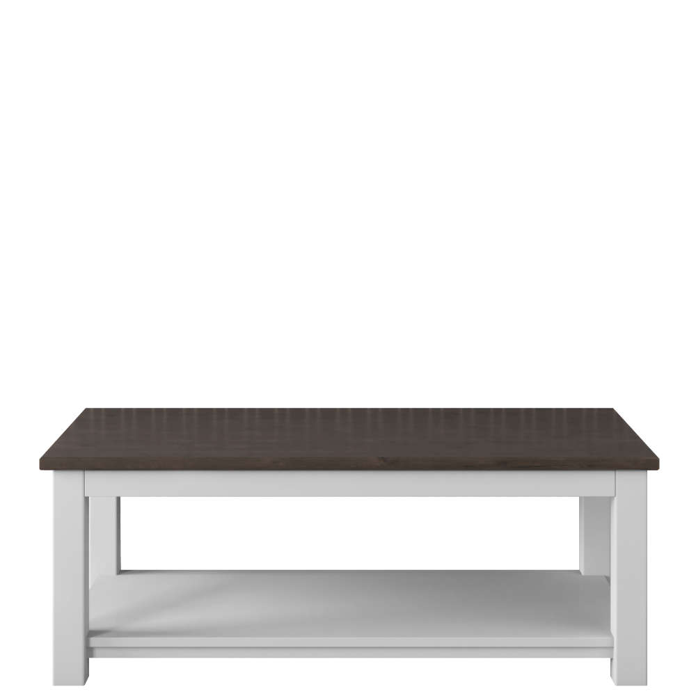 New England Coffee Table With Shelf