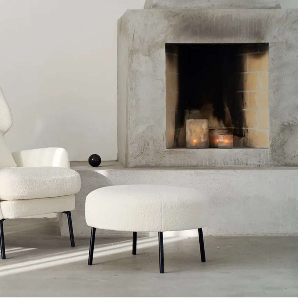 Alex Round Footstool