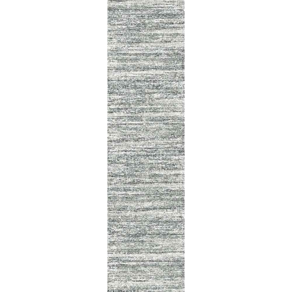 Mehari Grey Runner With Modern Abstract Stripe