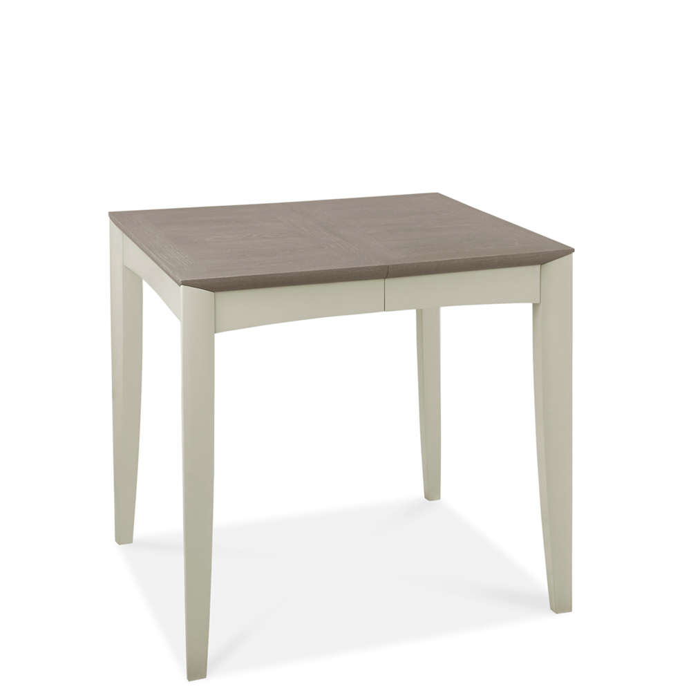 Bergen Grey Washed Oak And Soft Grey Extending Dining Table 80-115cm