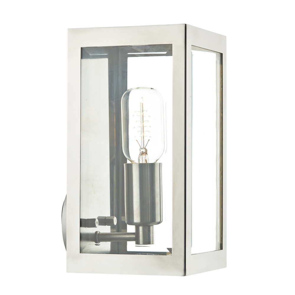där Era Outdoor Wall Light Stainless Steel Glass IP44