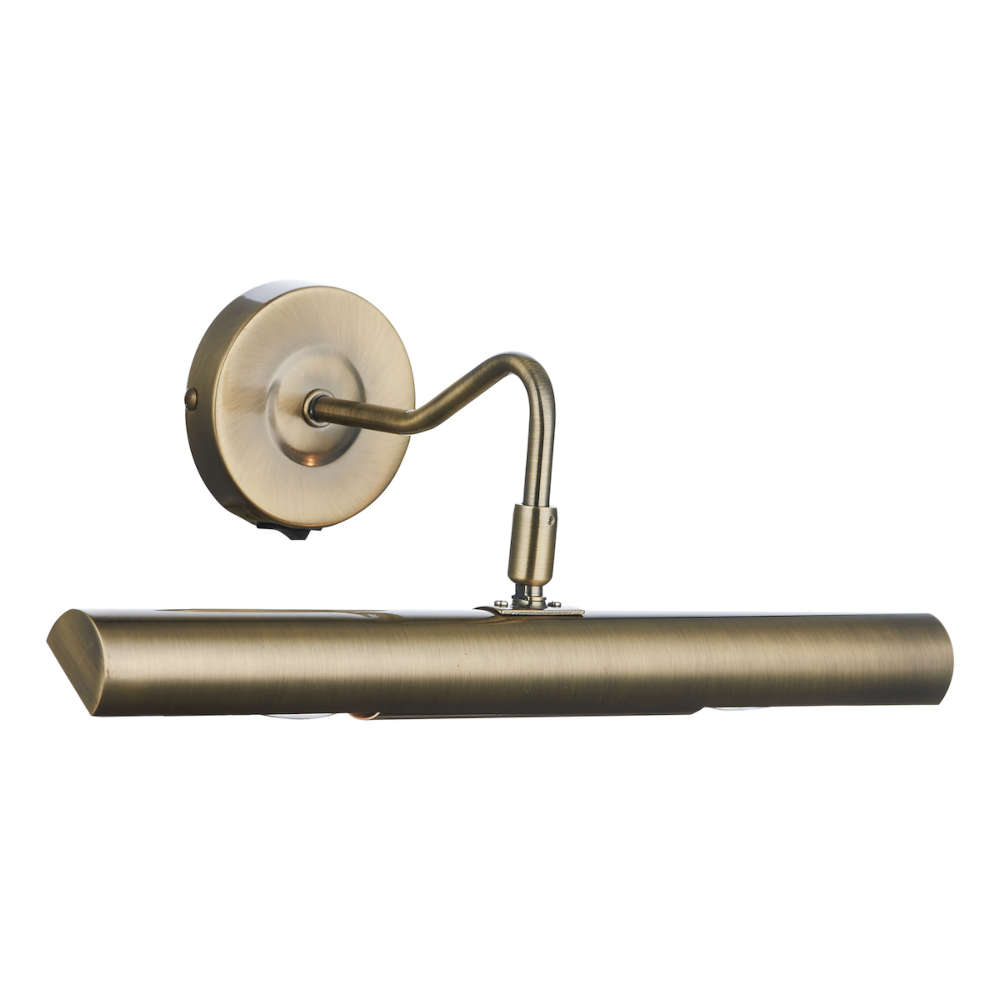 där Onedin 2 Light Picture Light Antique Brass