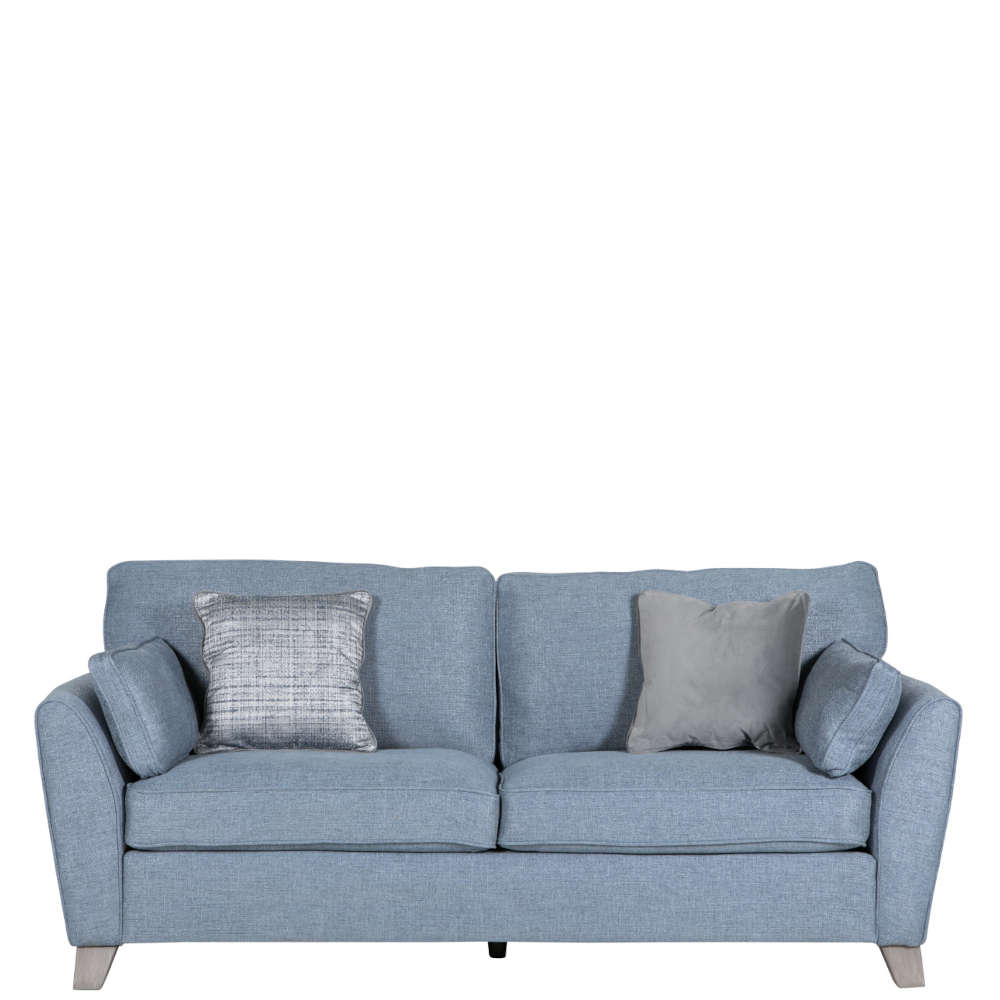 Cantrell 3 Seater Sofa Blue