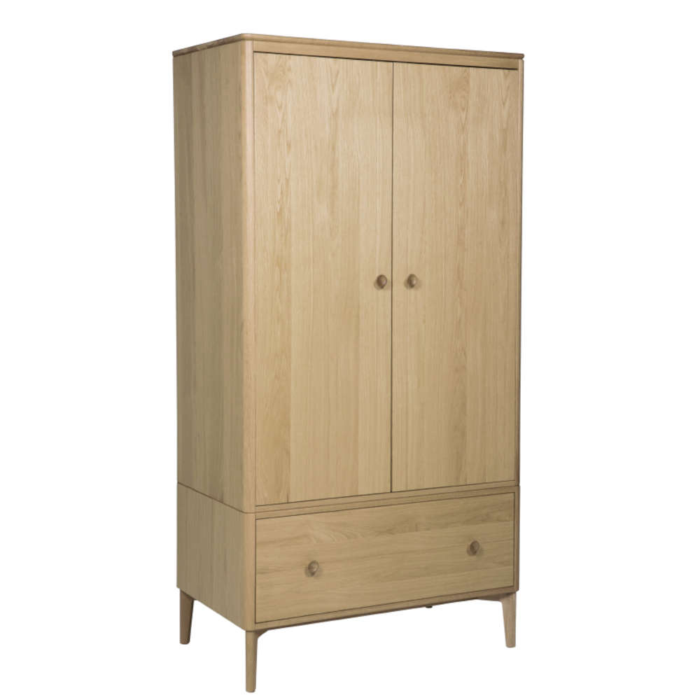 Hadley Wardrobe 2 Door With Drawer Section