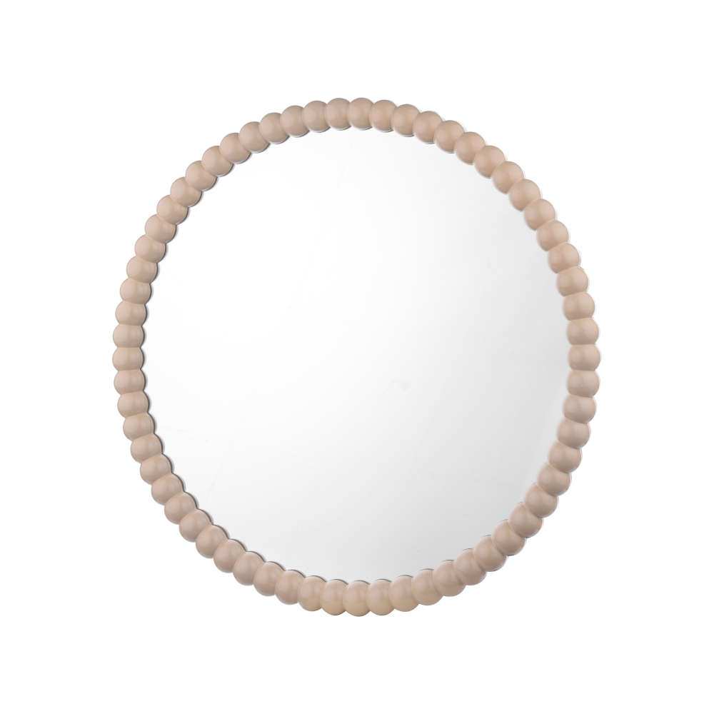 där Ruan Round Mirror 70cm Cashmere