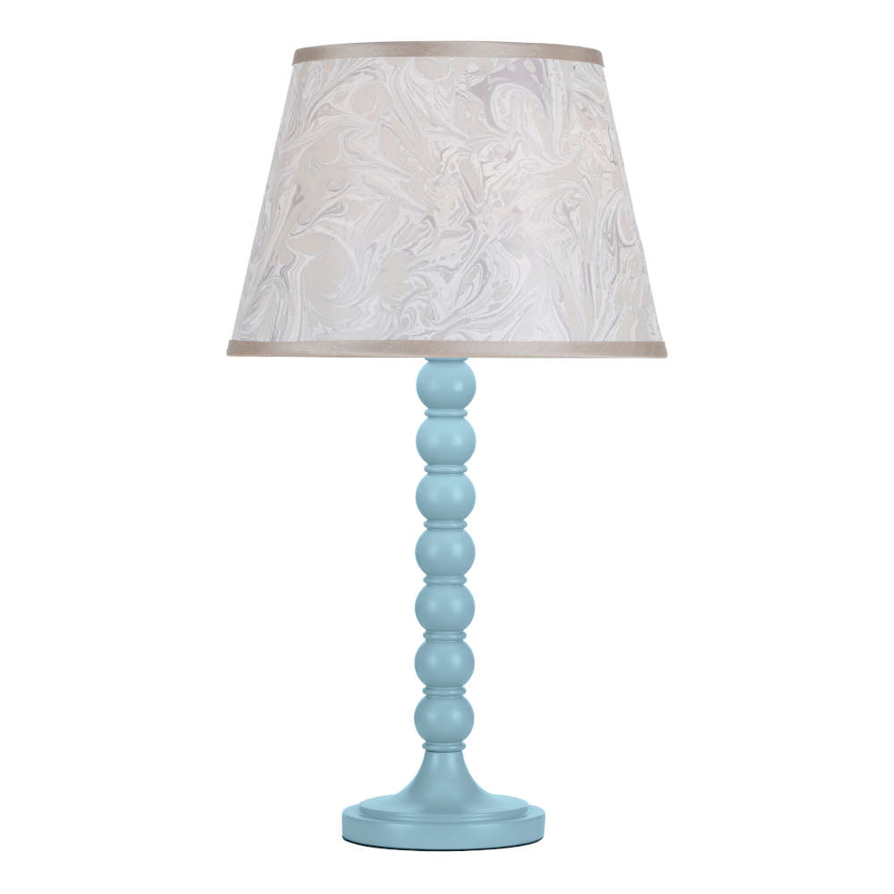 där Spool Table Lamp Blue Base Only
